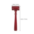 thumbnail image 6 of TABLZONE Kids Judge Gavel Set, 6pcs Red Wood Toy Mallets for Role Play and Learning, 6 of 8