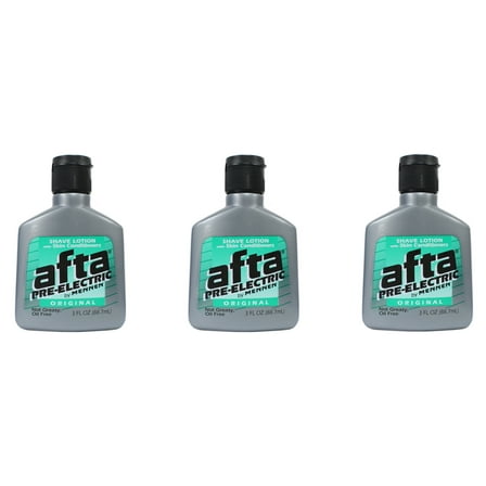 3 Pack - Afta Pre-Electric Shave Lotion Original 3 oz