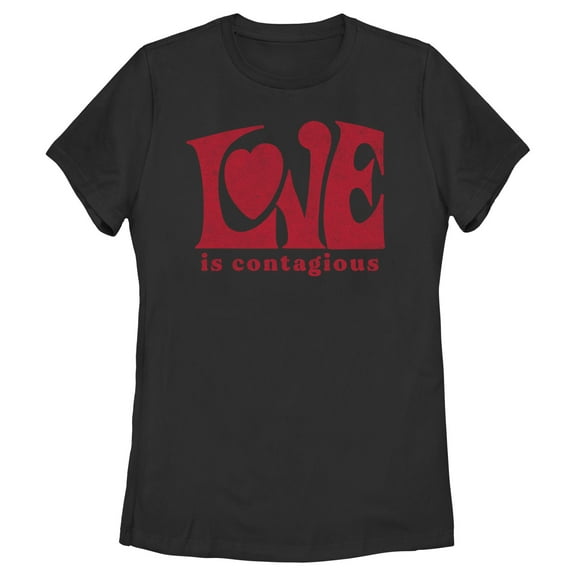 Women's Lost Gods Love Is Contagious Graphic T-Shirt