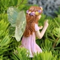 thumbnail image 6 of Flower Fairies Resin Ornament, Miniature Garden Pot Decoration, Cute Home and Office Figurine, Plug-In Resin Figurine Collectible for Gift and Decor, 6 of 9