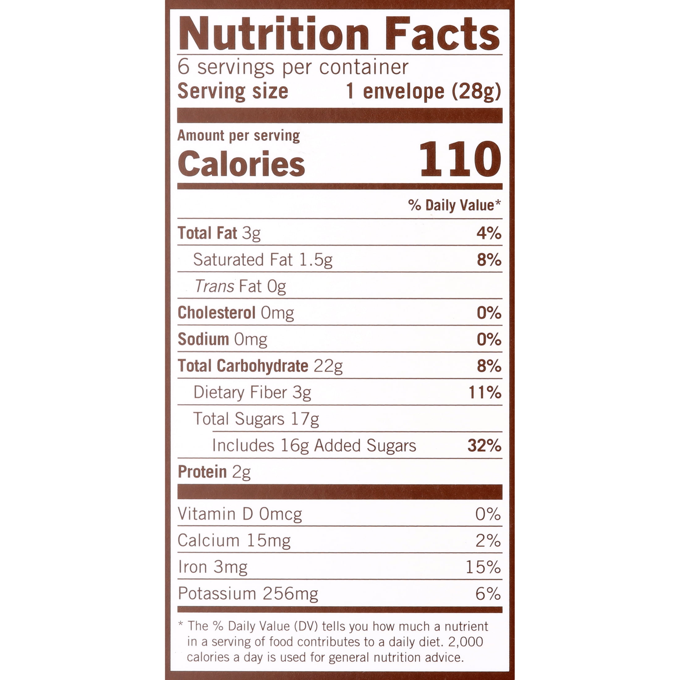 (2 pack) Starbucks Double Chocolate Hot Cocoa Mix, 6 Count Box