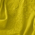thumbnail image 5 of Embroidered Tops for Women 3/4 Sleeve Boho Cotton Linen Shirts Plus Size Peasant Gauze Blouses Casual Bohemian Shirts Yellow 2XL, 5 of 6