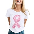 thumbnail image 2 of Women's Graphic Print Crew Neck Tee Lightweight Breathable T-shirt Lovely Active Accomplished, 2 of 4