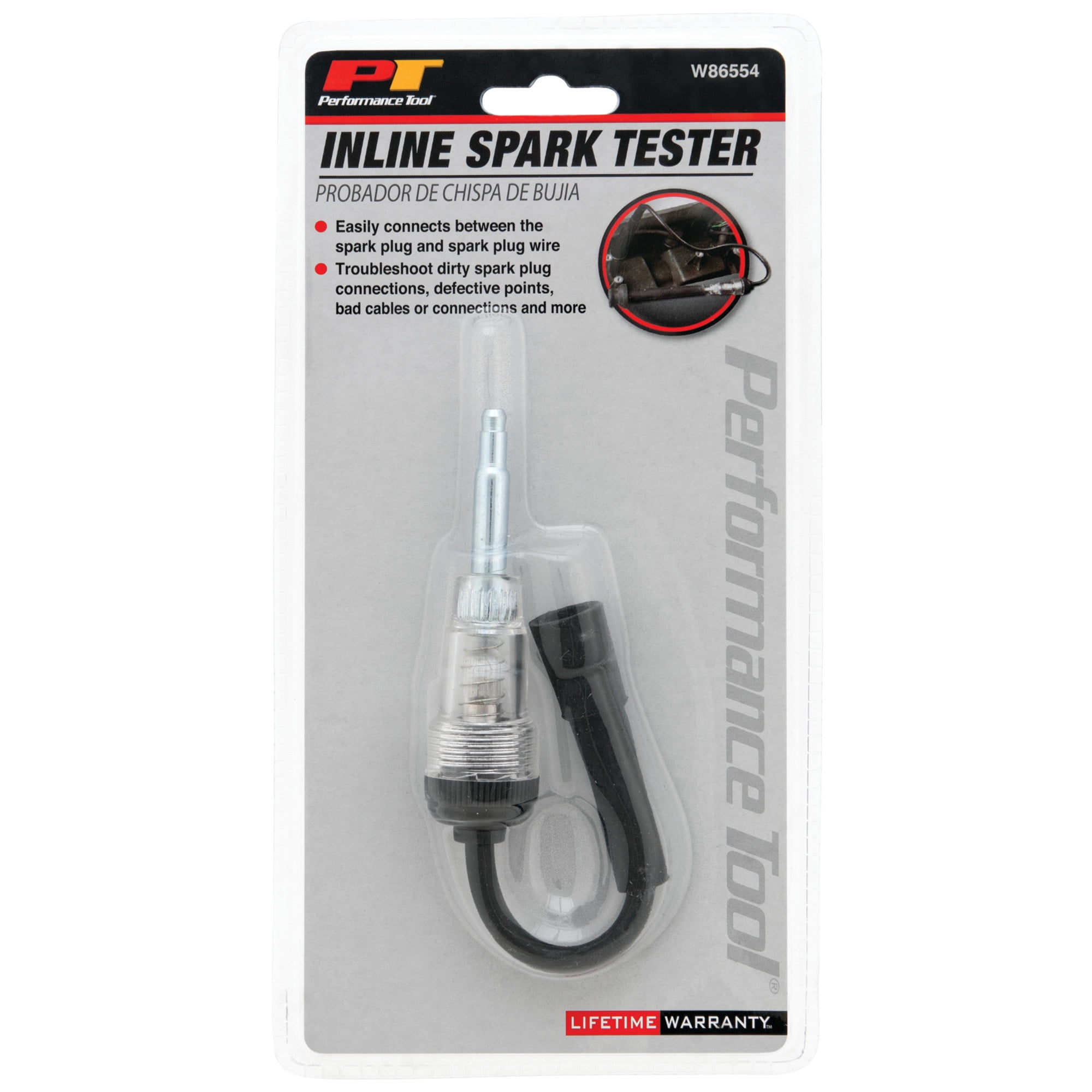 Performance Tool W86554 Inline Ignition Spark Tester - Improve