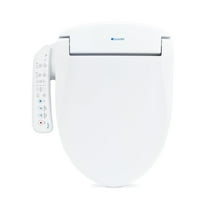 Brondell Swash SE400 Bidet Seat with Sidearm, Dryer and Stainless Steel Nozzle, Elongated White