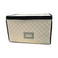 thumbnail image 1 of Contenedor de almacenamiento de China, plato de cena, estuche acolchado, organizador de platos, caja móvil para platillos, vajilla, platos, transporte Caja blanca., 1 of 8