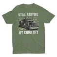 thumbnail image 5 of Camo American Flag Truck Driver Veteran Trucker Unisex T-Shirt, 5 of 7