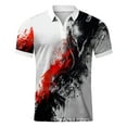 thumbnail image 4 of adviicd Polos Ajustés pour Hommes Performance Extérieure Tactique Manches Courtes Évacuant L'Humidité Blanc,L, 4 of 5