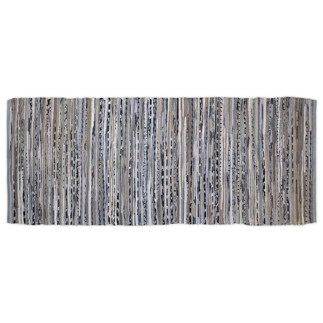 Multicolor Gray Rag Rug 2Ft 3In X 6Ft