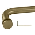 thumbnail image 4 of CRL SDTBS18BBRZ Brushed Bronze 18" Single-Sided Towel Bar for Glass, 4 of 4