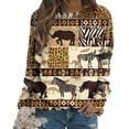thumbnail image 2 of Fall Pohista Autumn Clothing Sweatshirt for Women Zip up Womens Shirts Trendy Long Sleeve T Shirts Vintage Graphic Tees Fall Top My Orders Placed Recently, 2 of 5