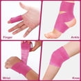 thumbnail image 3 of 40 Rolls Self Adhesive Bandage Wrap, 2 Inch x 5 Yards Elastic Self Athletic Tape,Pink Adherent Wraps,Breathable Stretch Bandage Wrap Sports for Sprain,Sports,Pets,Wrist,Ankle(Pink), 3 of 7