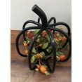 Amish Made Wrought Iron 3D Pumpkin 6" for Votive T Lite candle USA Made