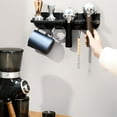 thumbnail image 3 of Coffee Portafilter Wall Mount Rack, Multifunctional ABS Wall Mounted Coffee Station Organizer  for Home, 3 of 7