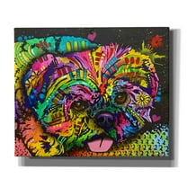 Epic Graffiti 'Pooped Pupper' by Dean Russo, Canvas Wall Art, 24"x20"