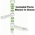 thumbnail image 6 of HD Switch M143350 M136635 Double Idler Arm Bushing Seal Cap & Hardware Rebuild Kit fits John Deere AM126566 M143350 AM127958 AM124509 M111740 M147966 M111358, 6 of 6