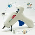 AdTech High Temp Premium Hot Glue Gun Full Size 40 Watts White