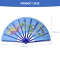 thumbnail image 4 of Vintage Dancing Fan Chinese Style Fan Kung Fu Performance Folding Fan Stage Prop, 4 of 7
