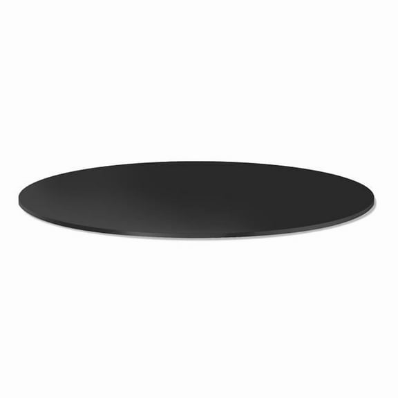 Econoco ROUNDSMAB Black Melamine Shelf
