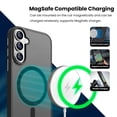 thumbnail image 5 of Entronix Magnetic Case for Galaxy S26, Frosted Matte Back Shock-Absorbent Protective Cover, Black, 5 of 5