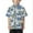Light Green, variant on Toddler Boys Summer Beach Shirt Tropical Print Short Sleeve Button-Down Shirt Tops