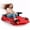 Red, variant on fukursul 360 Degree Electric Drift Go Kart with Brushless Motor, High/Low Speed, LED Lights, Music, 3-Speed Adjustable