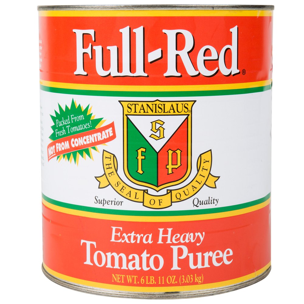 Full Red Extra Heavy Tomato Puree No. 10 Can Pack From Fresh Tomatoes