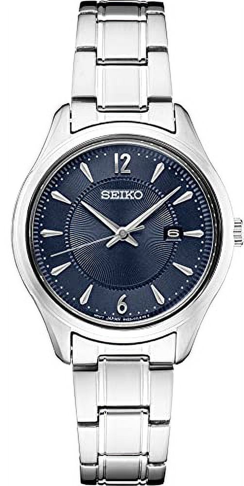 Seiko Essentials Unisex Watch SWR052, Quartz, Gold-tone Steel Case