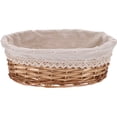 thumbnail image 4 of CRILSTYLEO Fruit Basket Woven Wood For Garden Everyday Use 1 Set 11.8X7.9X4.0In, 4 of 8