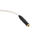 thumbnail image 5 of 4.4mm Balanced Female to 3.5mm Stereo Male Adapter Cable Gold Plated Connectors Portable Headphone Convert Cable Silver, 5 of 5