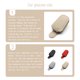 thumbnail image 5 of Sidaley Estuche para gafas de sol con clip para gafas de coche Soporte para organización interior Beige Type3 NO3 Sidaley VI015527-04, 5 of 6
