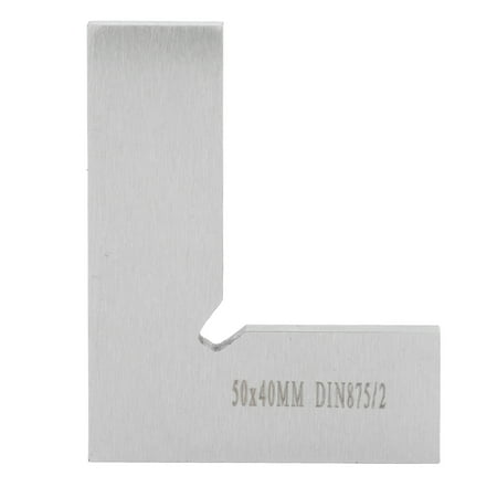 

2024 Machinist Square 90 Degree 50x40mm Right Angle Machinist Square Ruler Engineer Tool for Woodworking