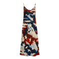 thumbnail image 5 of Dvkptbk Robe du 4 Juillet pour Femmes Drapeau Américain Sans Manches Robe Maxi Col en V Ample Robe d'Été - Soldes d'Été Liquidation, 5 of 5