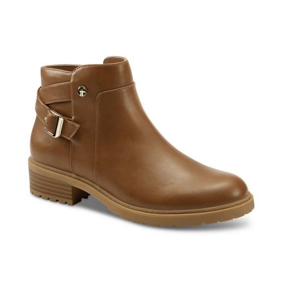 Giani Bernini Brennin Buckled Booties Chestnut 7.5M