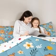 thumbnail image 4 of Erosebridal Kawaii Capybara Bedding Comforter Set 7-Piece For Boys Girls,Kids Chic Floral Flowers King Bedding Sets,Luxury Bedroom Decor, 4 of 6