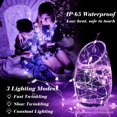 thumbnail image 3 of Mini LED Fairy Lights ZGWJ 20, funciona con pilas, 7 pies, 50 unidades, color morado, 3 of 6