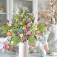 thumbnail image 6 of Easter Egg Bouquet, Artificial Floral Arrangement with Eggs for Easter Table Centerpiece Home Decor, Ready-to-Use Fade-Resistant Spring Decoration, 6 of 6