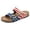 B#06-Red, variant on 2026 Women's American Flag Flip Flops Shoes Cork Sandals with Star and Print Retro Metal Flat Sandals Casual and Versatile Vacation Women's Sandals Patriotic Thong Sandal