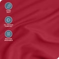 thumbnail image 2 of Bare Home Fitted Sheet - 22" Extra Deep Pocket - Premium 1800 Collection - King, Red, 2 of 7