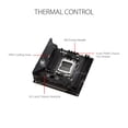 thumbnail image 3 of ASUS ROG Strix B650E-I Gaming WiFi AMD B650 AM5 Ryzen™ Desktop 9000 8000 y 7000 Mini-ITX Placa base mITX, 10+2 etapas de potencia, DDR5, 2 ranuras M.2, PCIe® 5.0, LAN 2.5G, WiFi 6E, USB 3.2 Gen 2x2 ti, 3 of 5