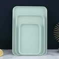 thumbnail image 2 of UDIYO 3 sizes Plastic Tray - Restaurant Grade Non-Slip Tray Excellent for Weddings, Buffets, Birthday, Coffee Table, Kitchen & More, 2 of 8