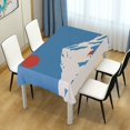 thumbnail image 4 of Yayeee Tablecloths 60" x 120" Rectangle Wrinkle Resistant Party Table Cover, Snow Mountain, 4 of 8