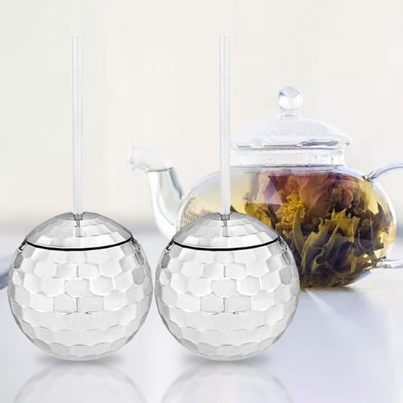 2 piezas de bola de 20 onzas, botella de té de cóctel para Bar, , suministros con únicos para , -2 perfecl Copas de bola de discoteca