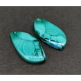 thumbnail image 2 of Natural Earth-Mined Malachite Gemstone Pair | Fine Quality Cabochon | Free Size | Polished Loose Stones, 2 of 4