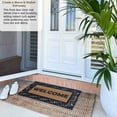 thumbnail image 5 of Gardenised Natural Coir and Non-Slip Rubber Doormat with Embossed Welcome Design Coconut Fiber Floor Mat for Front Door Porch Patio Entryway Garage Mudroom & Outdoor Use 18x30", Classic Welcome, 5 of 5