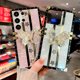 thumbnail image 5 of Funda compatible con iPhone de 16 a 6,1 pulgadas con purpurina de lujo, diseño de mariposa, plegable, con soporte, suave, con efecto espejo de policarbonato, antideslizante, para mujeres y niñas, 5 of 6
