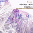 thumbnail image 5 of JASGOOD Corset Top for Women Textured Sheer Floral Lace Bustiers Cincher Lace-up Corset Overbust Top, 5 of 8