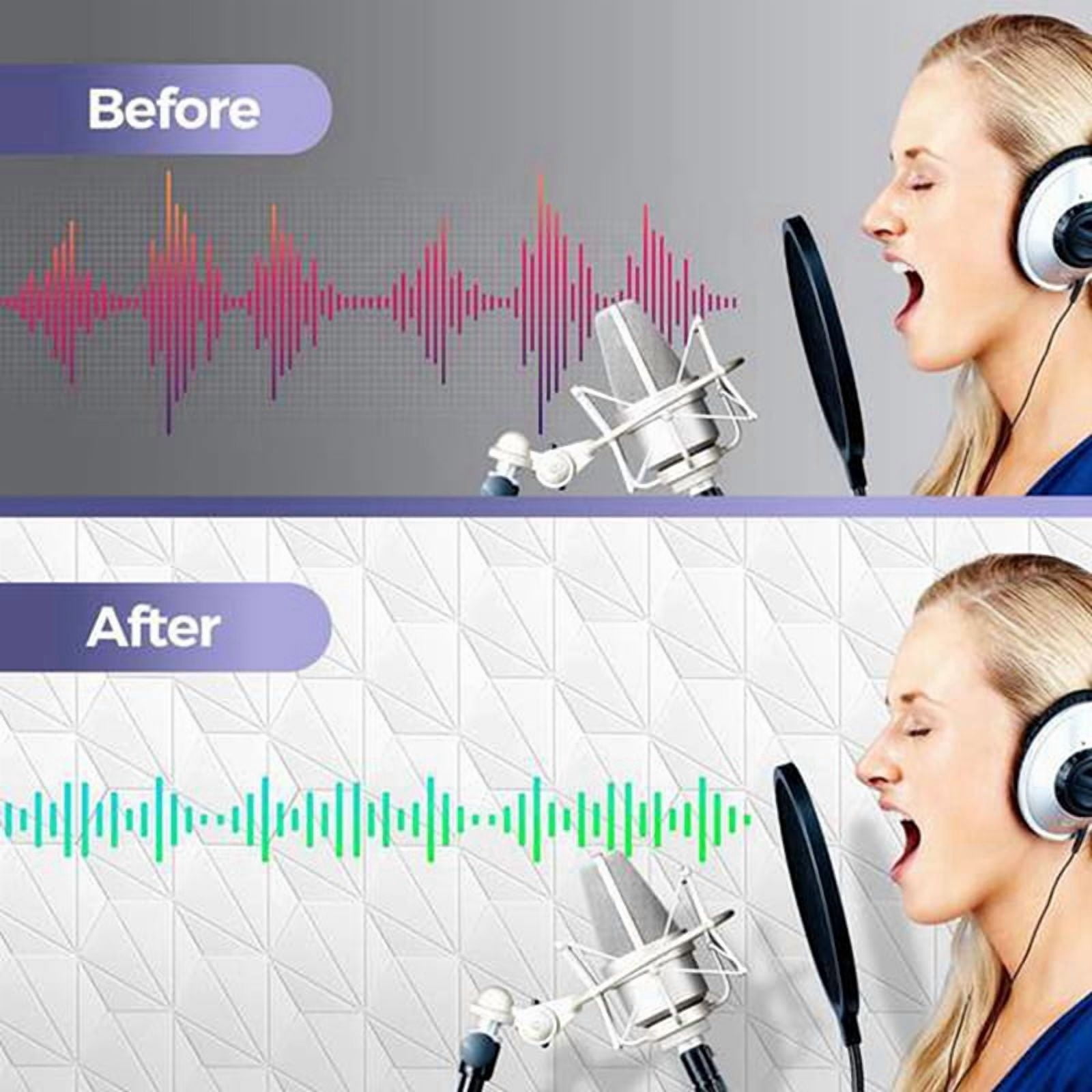 Self Adhesive Sound Proof Foam Wall Panels,for Acoustic Treatment
