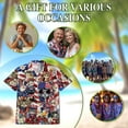 thumbnail image 6 of Netecom 4th of July Cat Hawaiian Shirt for Men, Patriotic Style, Button Down Summer Beach Short Sleeve, S-5XL, 6 of 6