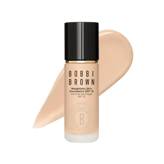 Bobbi Brown Weightless Skin Foundation SPF 15 N-032 Sand, Oil-Controlling, 24-Hour Hydrating Foundation, Medium Coverage, 0.44 fl oz/13 ml
